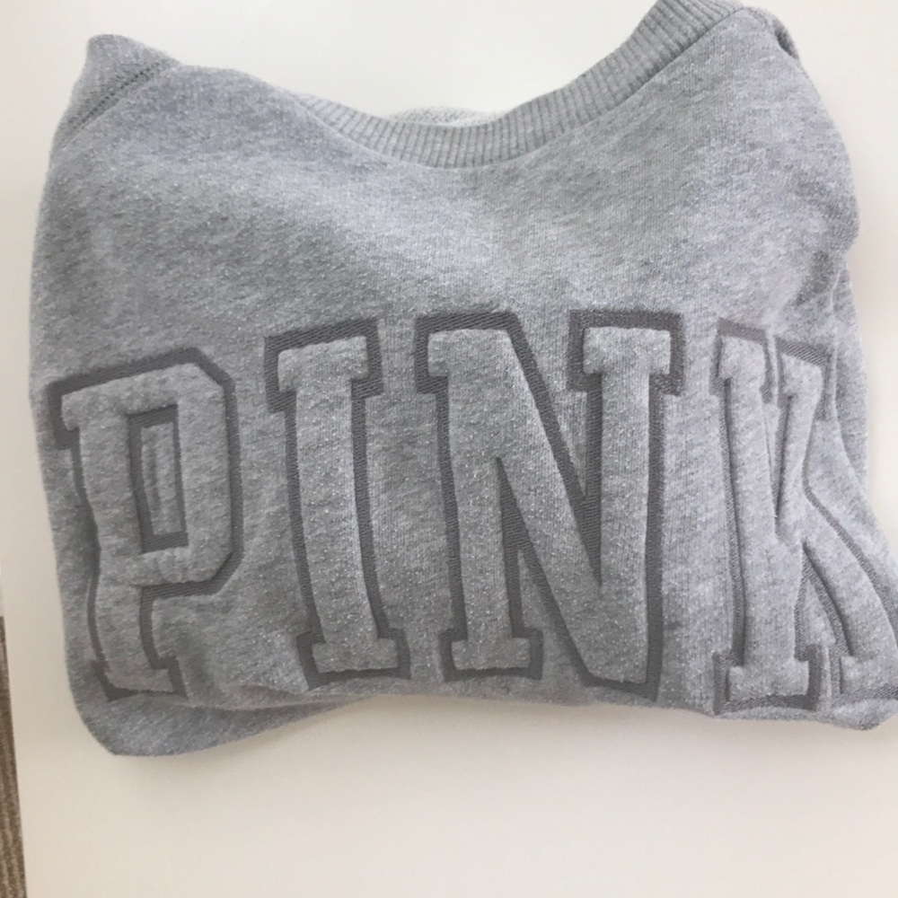 PINK crew neck sweatshirt